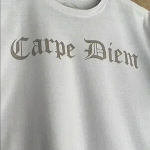 Teepublic Carpe Diem White T-shirt